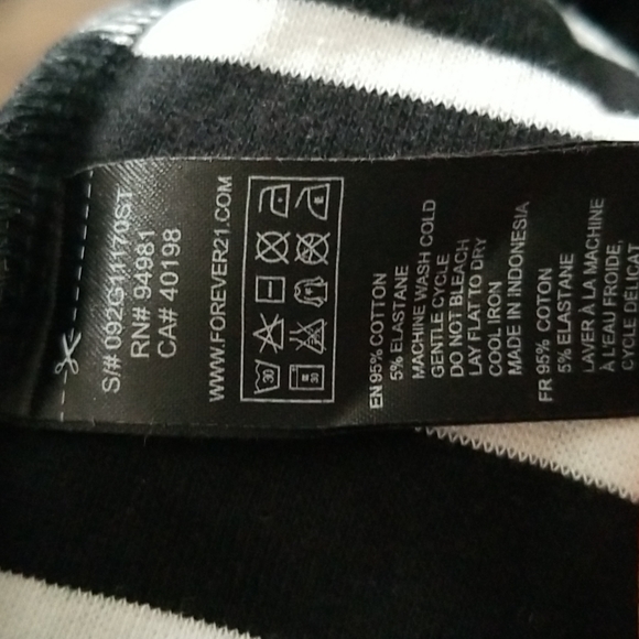 Forever 21 mini striped skirt - Picture 5 of 5